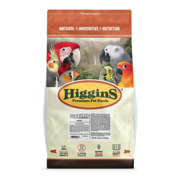 Higgins Sunburst Gourmet Blend Macaw Food