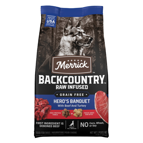 Merrick Backcountry Grain Free Hero's Banquet Adult Dry Dog Food