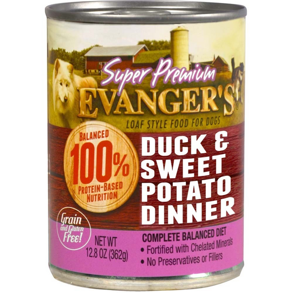 Evanger's Super Premium Duck and Sweet Potato Canned Dog Food