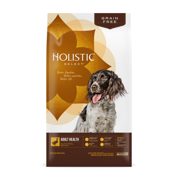 Holistic Select Natural Grain Free Duck Meal Dry Dog Food
