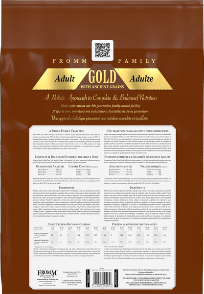 Fromm Ancient Gold Adult Dry Dog Food