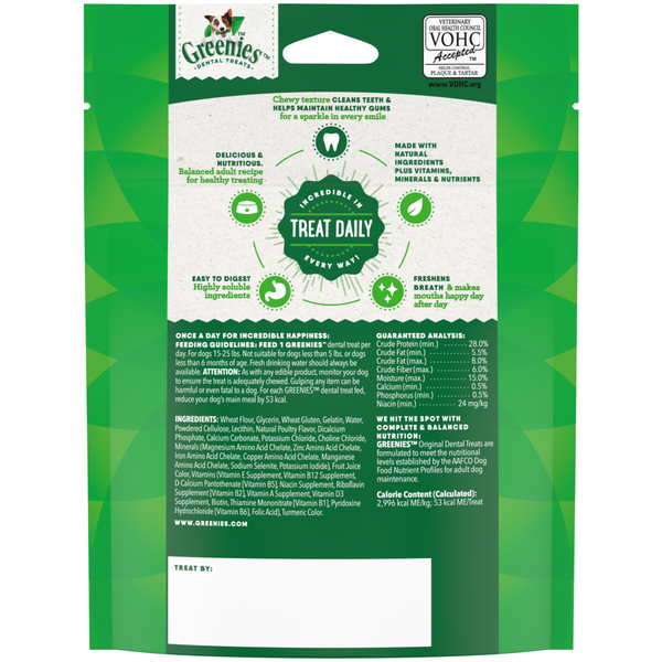 Greenies Original Dental Dog Chews Petite