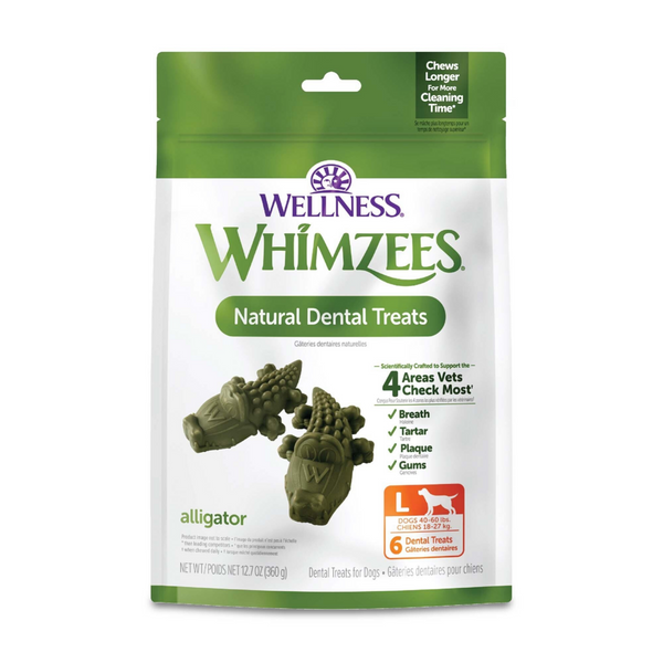 Whimzees Alligator Dental Dog Treats