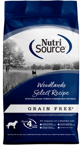 NutriSource Grain Free Woodlands Dry Dog Food