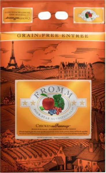 Fromm Four Star Chicken au Frommage Recipe Dry Dog Food