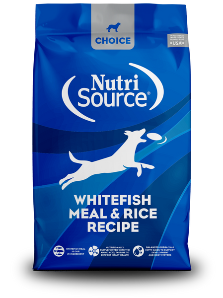 NutriSource Choice Whitefish Meal & Rice Recipe Dry Dog Food