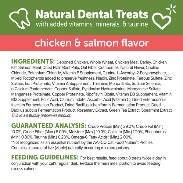 Whimzees Cat Dental Chicken & Salmon Flavor
