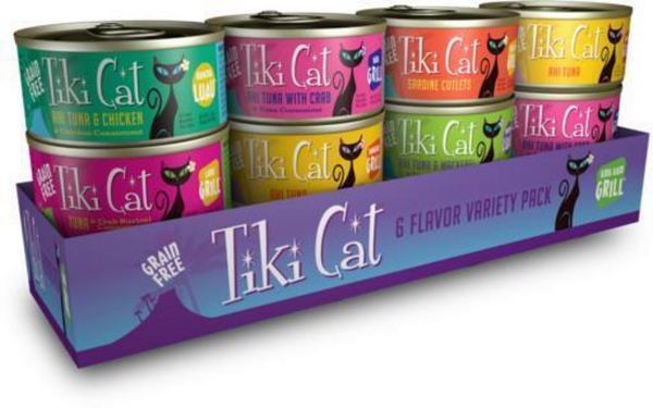 Tiki Cat Grill Variety Pack Canned Wet Cat Food
