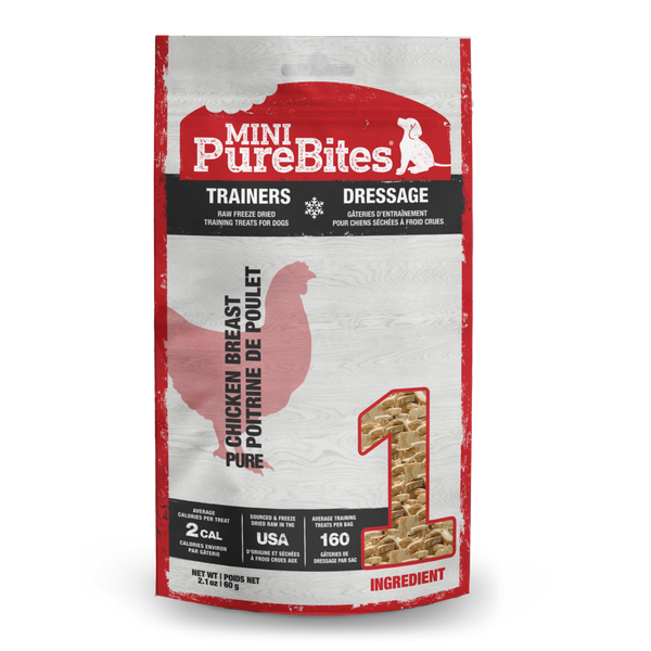 PureBites Mini Trainers Freeze Dried Chicken Breast Dog Treats