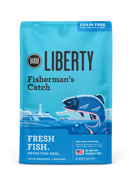 Bixbi Liberty Fisherman's Catch Kibble Dry Dog Food