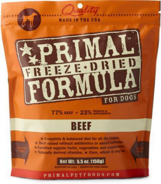 Primal Freeze Dried Nuggets Grain Free Beef Formula Dog Food