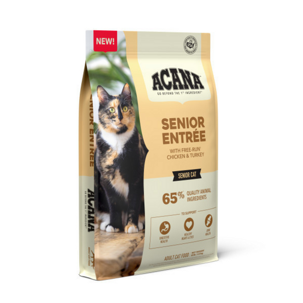 Acana Senior Entre, Chicken, Turkey, and Duck, Dry Cat Food