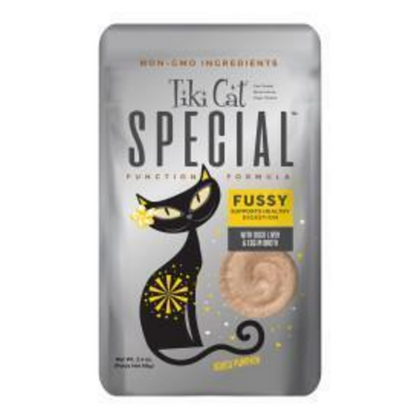 Tiki Cat Special Fussy Duck Liver & Egg Wet Cat Food Pouches