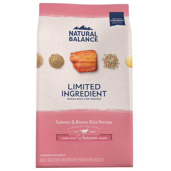 Natural Balance Limited Ingredient Dry Dog Food, Salmon & Brown Rice Recipe