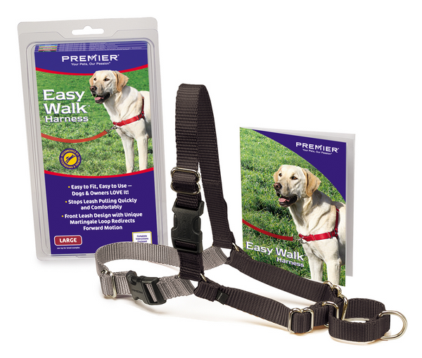 PetSafe Easy Walk Black & Silver Dog Harness