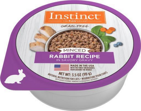 Instinct Grain Free Minced Rabbit Wet Cat Food