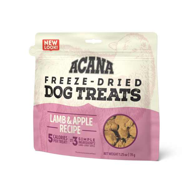 ACANA Singles Freeze Dried Dog Treats Grain Free Lamb & Apple Recipe