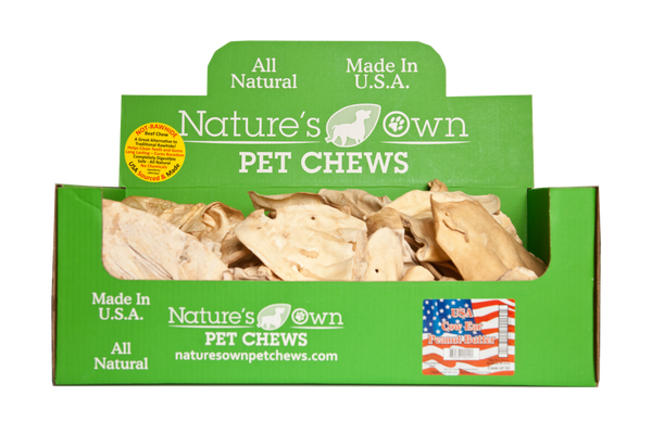 Nature's Own USA Peanut Butter Flavored Cow Ears for Dogs