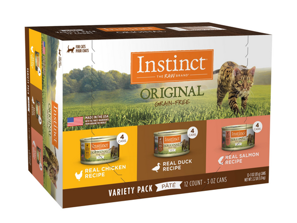Instinct Grain Free Variety Pack Wet Cat Food