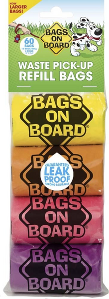 Bags on Board Rainbow Waste Bags Refill Pack