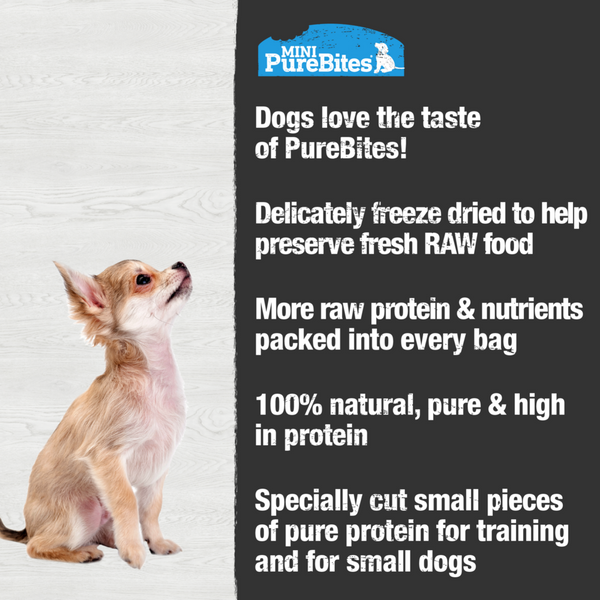 PureBites Mini Trainers Freeze Dried Lamb Liver Dog Treats