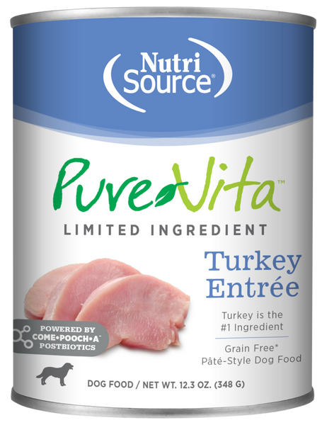 PureVita Turkey Entree Dog Food