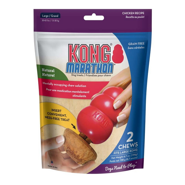 Kong Marathon Chicken Dog Treat 2-Pack