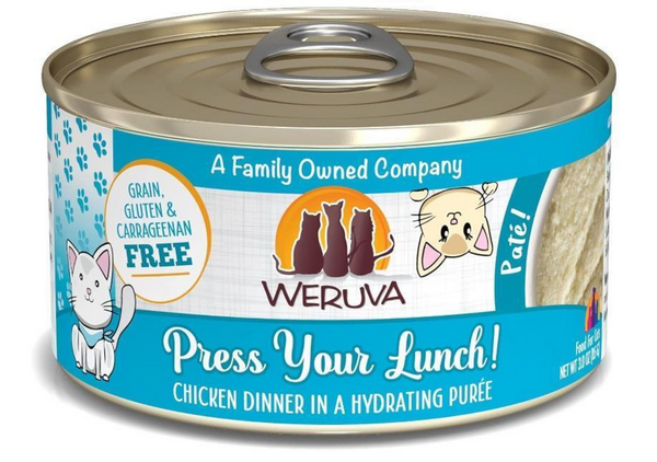 Weruva Classic Cat Pate Press Your Lunch! with Chicken Canned Cat Food