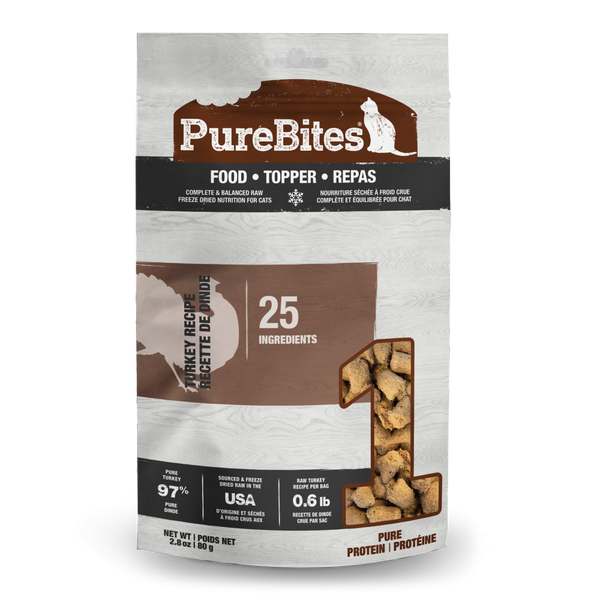 PureBites Turkey Recipe Cat Food/Topper