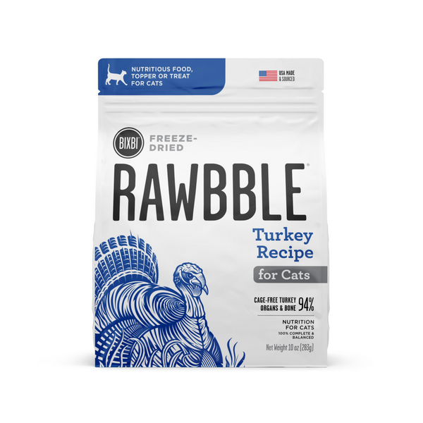 Bixbi Rawbble Turkey Freeze Dried for Cats