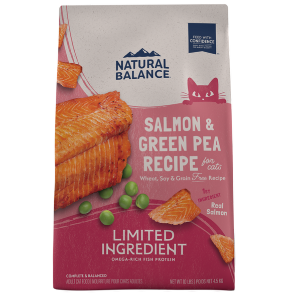 Natural Balance Limited Ingredient Grain Free Dry Cat Food, Salmon & Green Pea Recipe