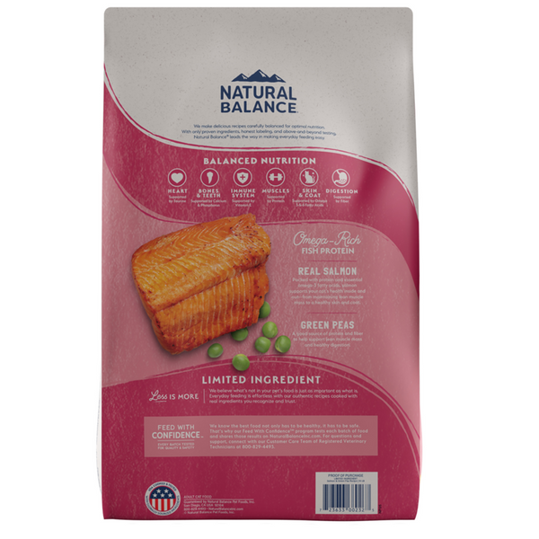 Natural Balance Limited Ingredient Grain Free Dry Cat Food, Salmon & Green Pea Recipe