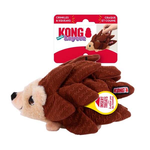Kong Layerz Forage Hedgehog Dog Toy