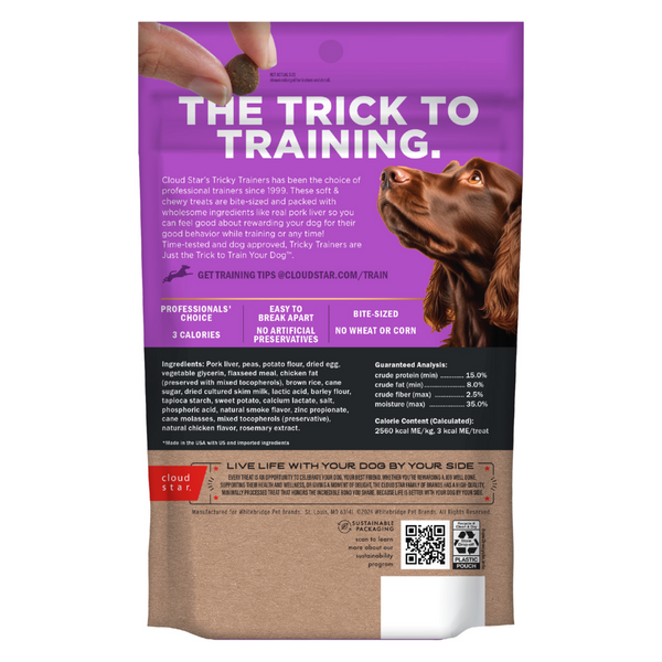 Cloud Star Tricky Trainers Soft & Chewy Liver Dog Treats