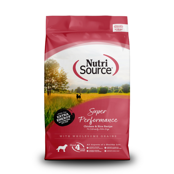 NutriSource Super Performance Chicken & Rice Dry Dog Food
