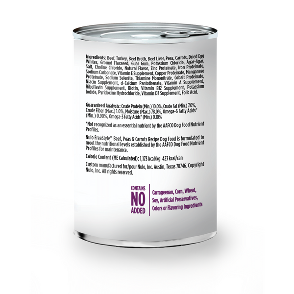 Nulo Freestyle Dog Grain Free Beef & Vegetables
