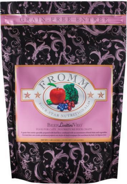 Fromm Four Star Beef Livattini Veg Recipe Dry Cat Food