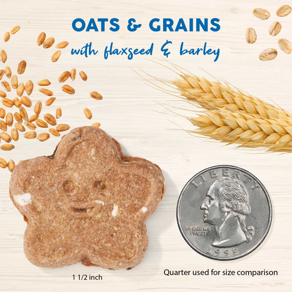 Cloud Star Wag More Bark Less Oats & Grains Crunchy Bacon & Cheese & Apples Dog Treats