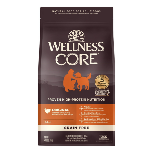 Wellness CORE Natural Grain Free Original Turkey & Chicken Recipe Dry Dog Food