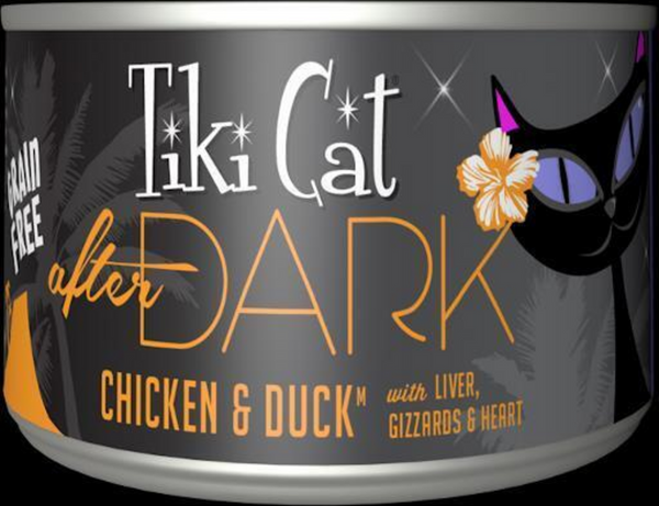 Tiki Cat After Dark Grain Free Chicken and Duck Canned Cat Food