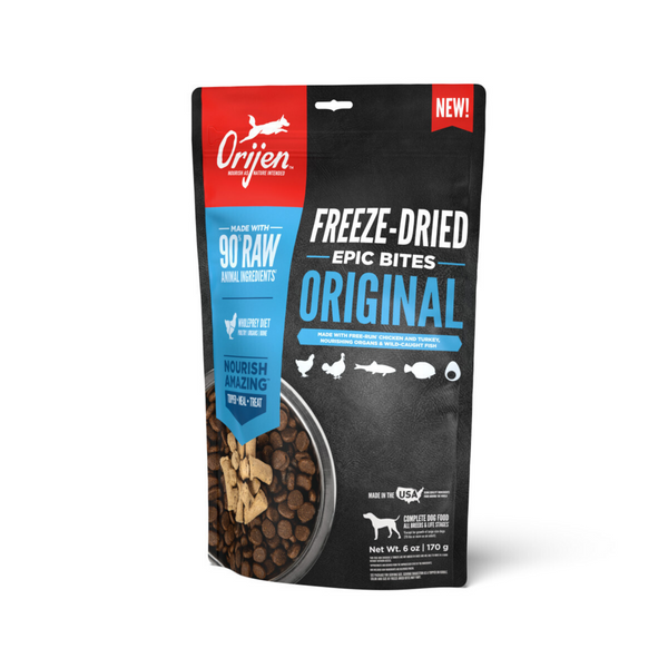 ORIJEN Original Epic Bites Freeze-Dried Dry Dog Food