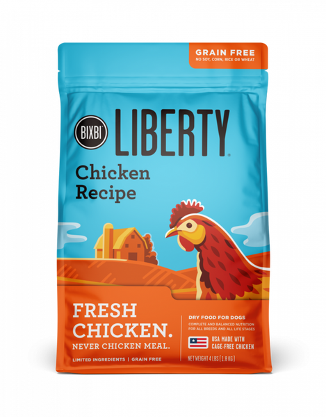 Bixbi Liberty Adult Chicken Kibble Dry Dog Food