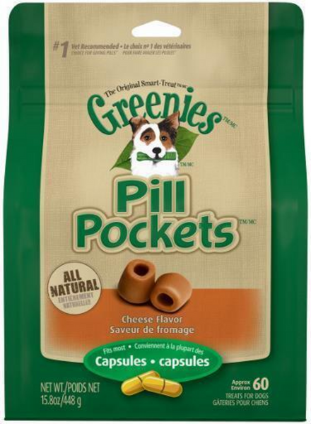 Greenies Pill Pockets Canine Cheese Flavor Dog Treats