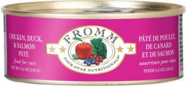 Fromm Four Star Chicken, Duck & Salmon Pate Cat Food