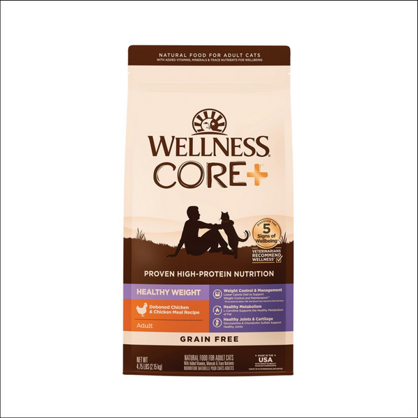 Wellness CORE  Healthy Weight Grain Free Adult Dry Cat Food Chicken & Chicken Meal Recipe