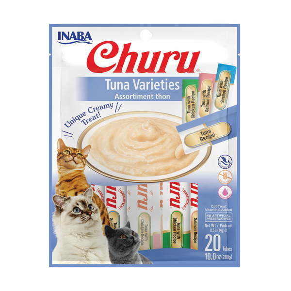 Inaba Churu Tuna Puree Cat Treats Variety Pack