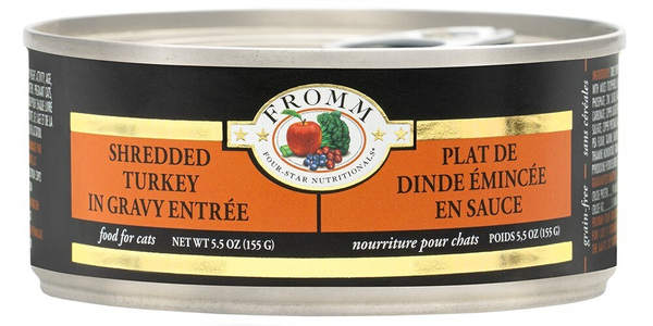 Fromm Four Star Shredded Turkey and Gravy Cat Food