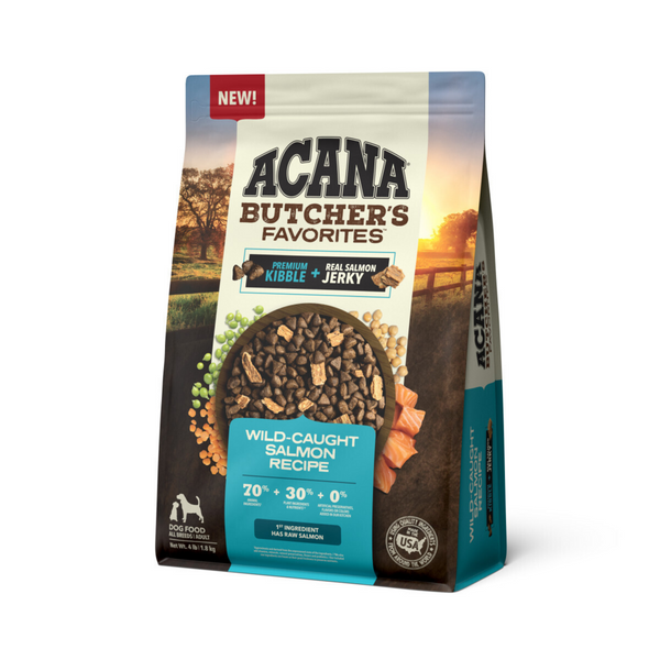 ACANA Butchers Favorites Wild Caught Salmon Recipe Dry Dog Food