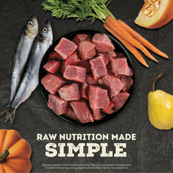ACANA Freeze Dried Dog Food & Topper, Grain Free, High Protein,  Fresh & Raw Animal Ingredients, Ranch-Raised Beef Recipe, Morsels
