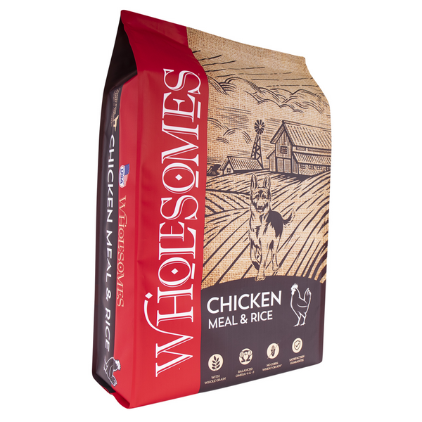Wholesomes Chicken Meal & Rice Recipe Dry Dog Food